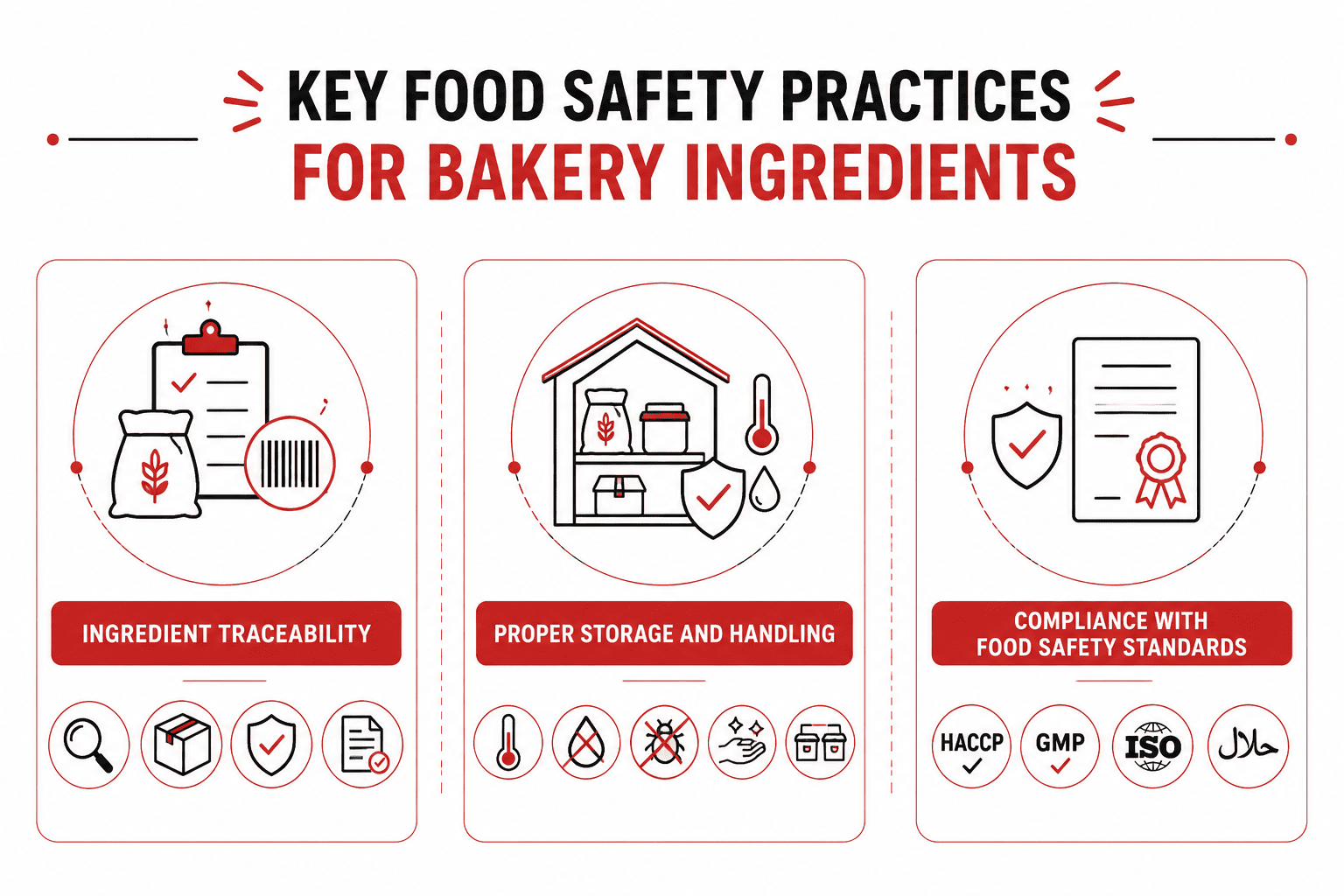 Key Food Safety Practices For Bakery Ingredients in Malaysia